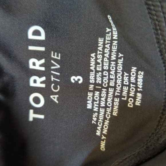 Torrid Compression Legging Performance Core Black 3X - Picture 12 of 16